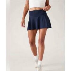 Athleta Ace Tennis Skort 13.5 Navy Blue